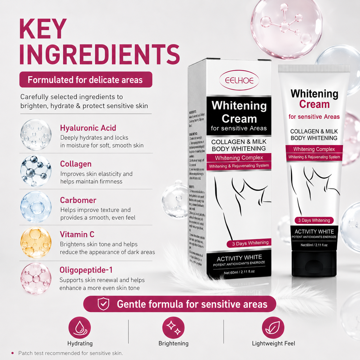 Dark Spot Brightening Cream | Underarms, Knees & Elbows