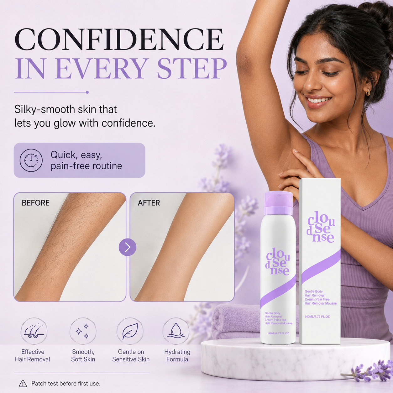 Gentle Hair Removal Mousse