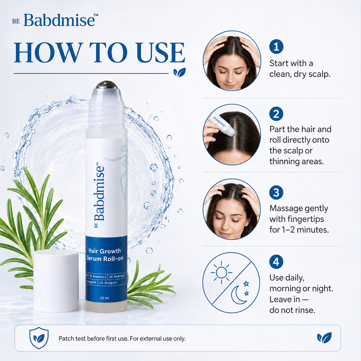 Rosemary Hair Growth Rollerball Serum