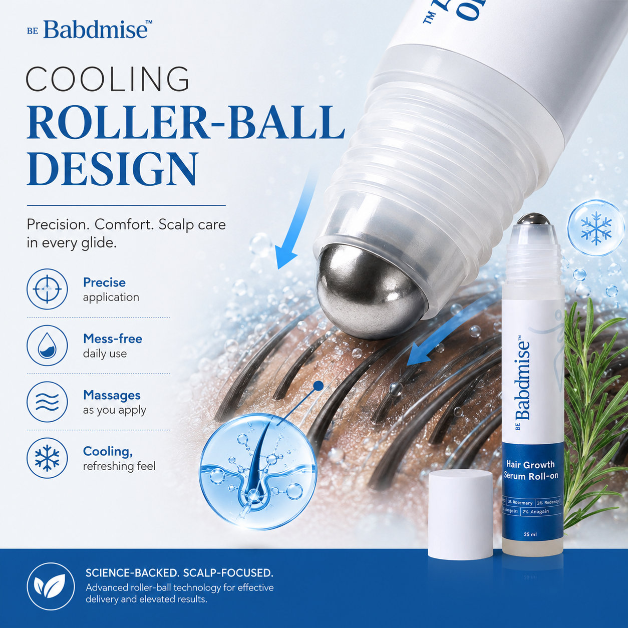 Rosemary Hair Growth Rollerball Serum