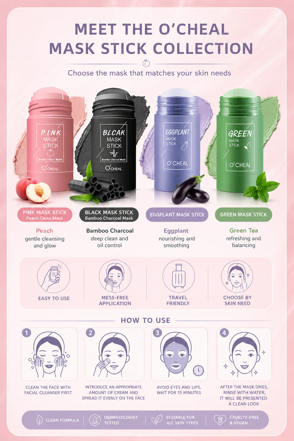 Pore-Cleansing Clay Mask Stick — Swipe On, Glow Up