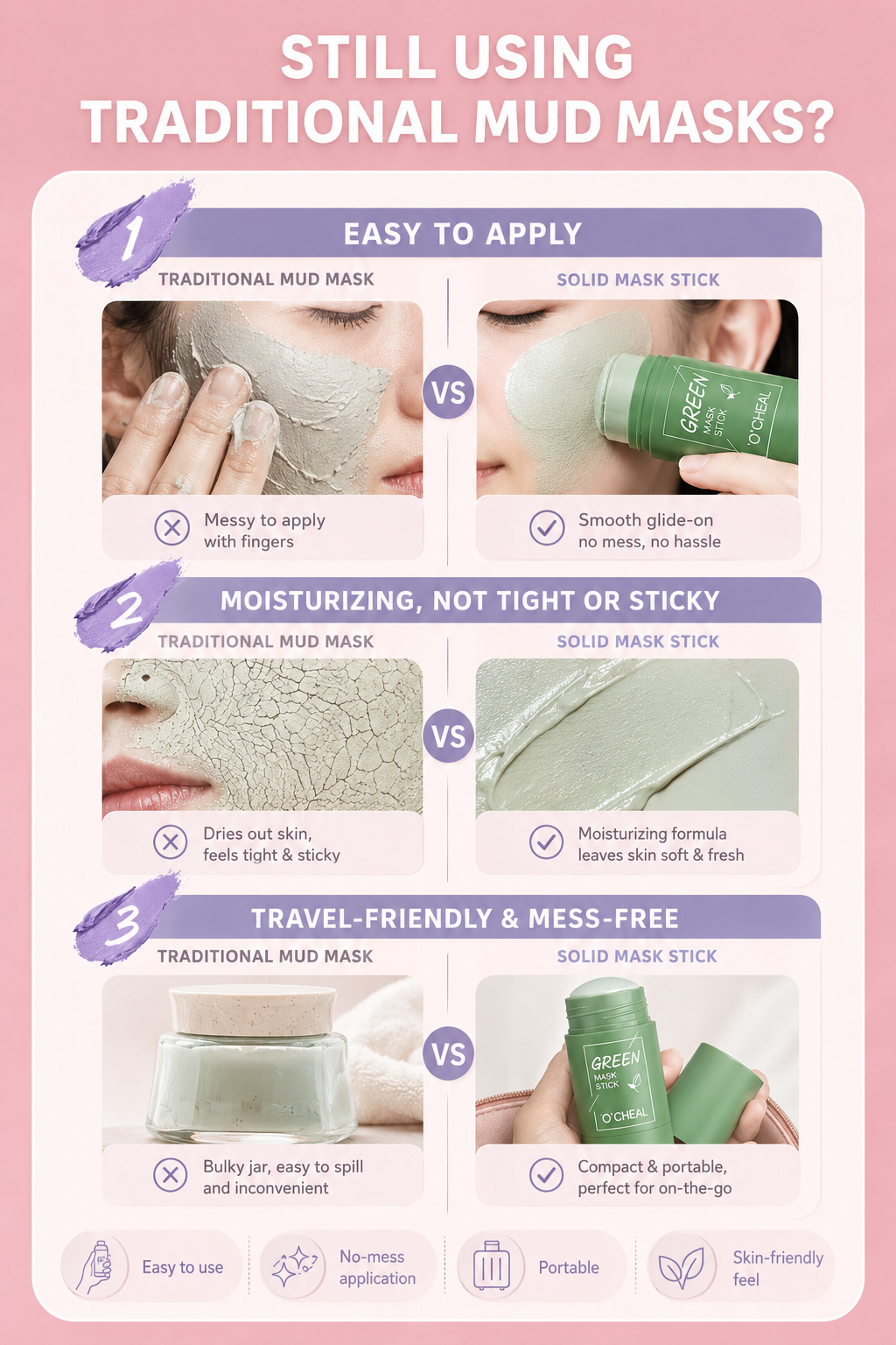 Pore-Cleansing Clay Mask Stick — Swipe On, Glow Up