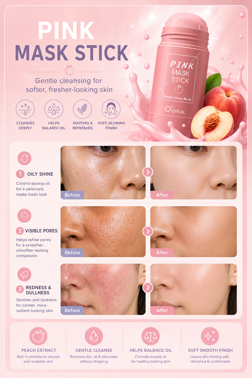 Pore-Cleansing Clay Mask Stick — Swipe On, Glow Up