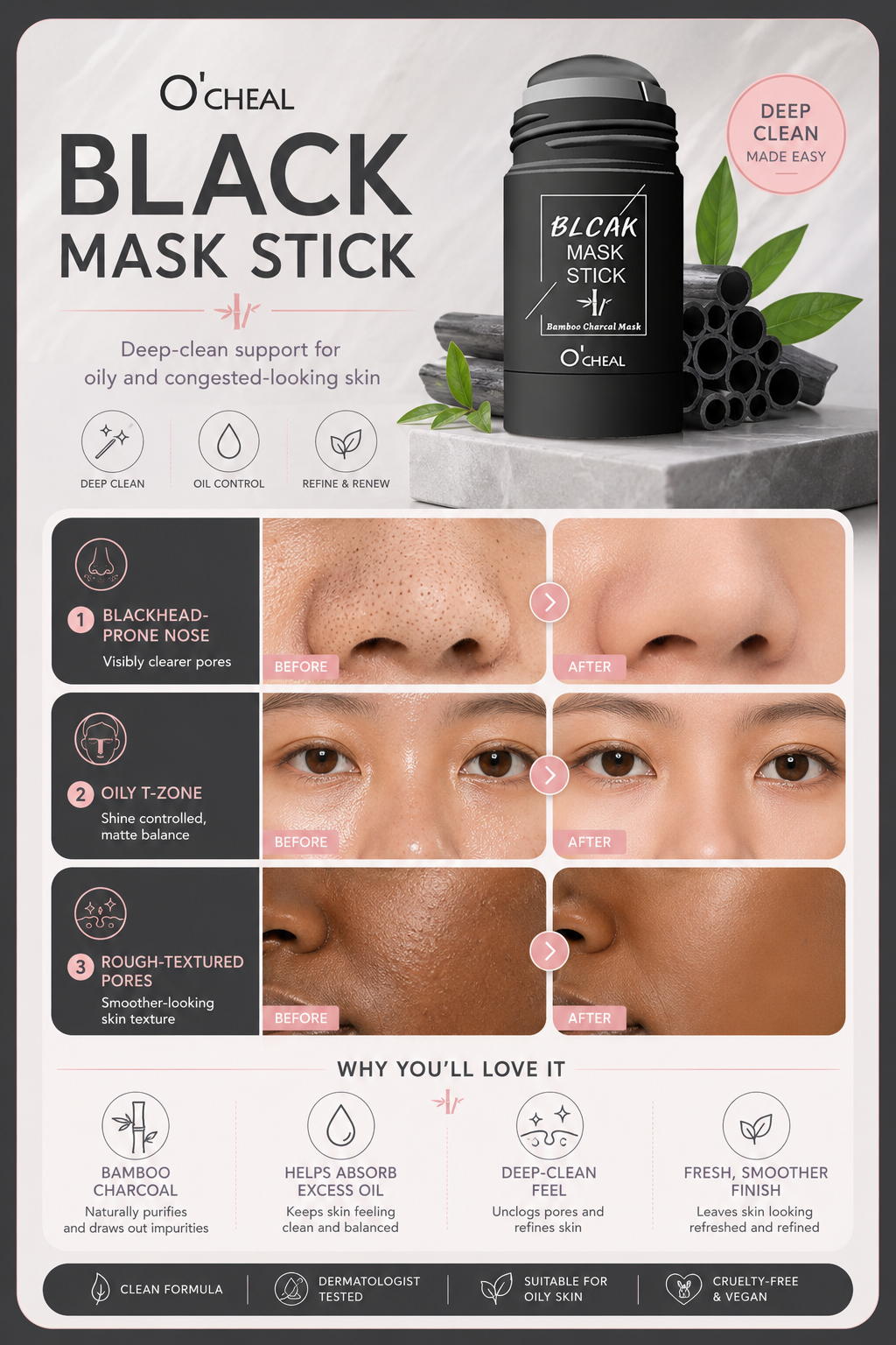 Pore-Cleansing Clay Mask Stick — Swipe On, Glow Up