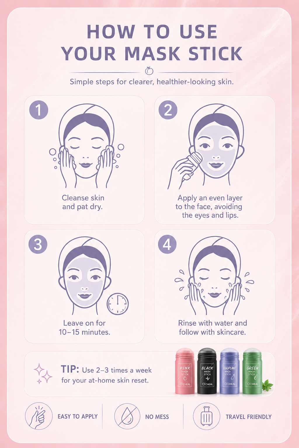 Pore-Cleansing Clay Mask Stick — Swipe On, Glow Up