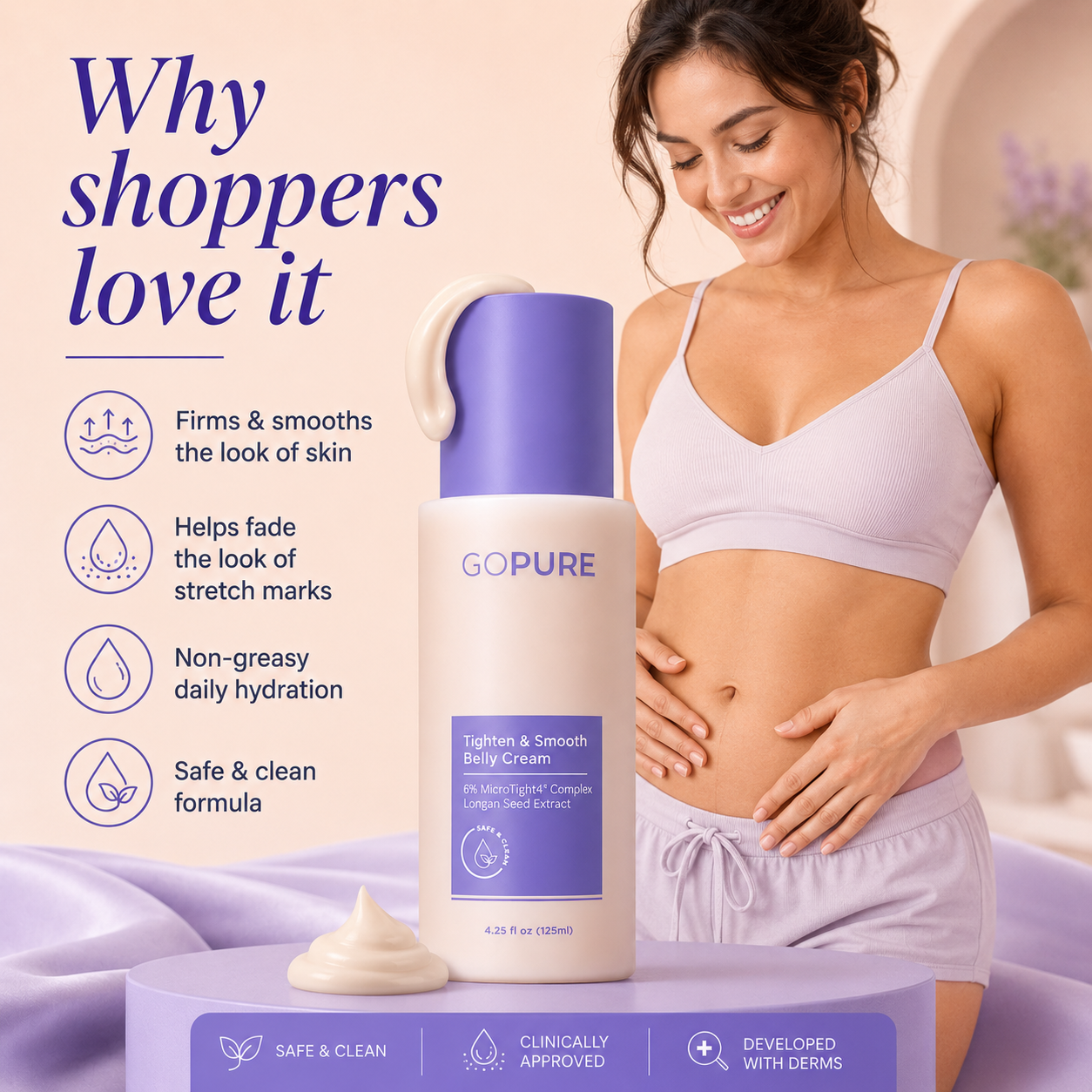 Tummy Tightening Cream | Firm & Smooth